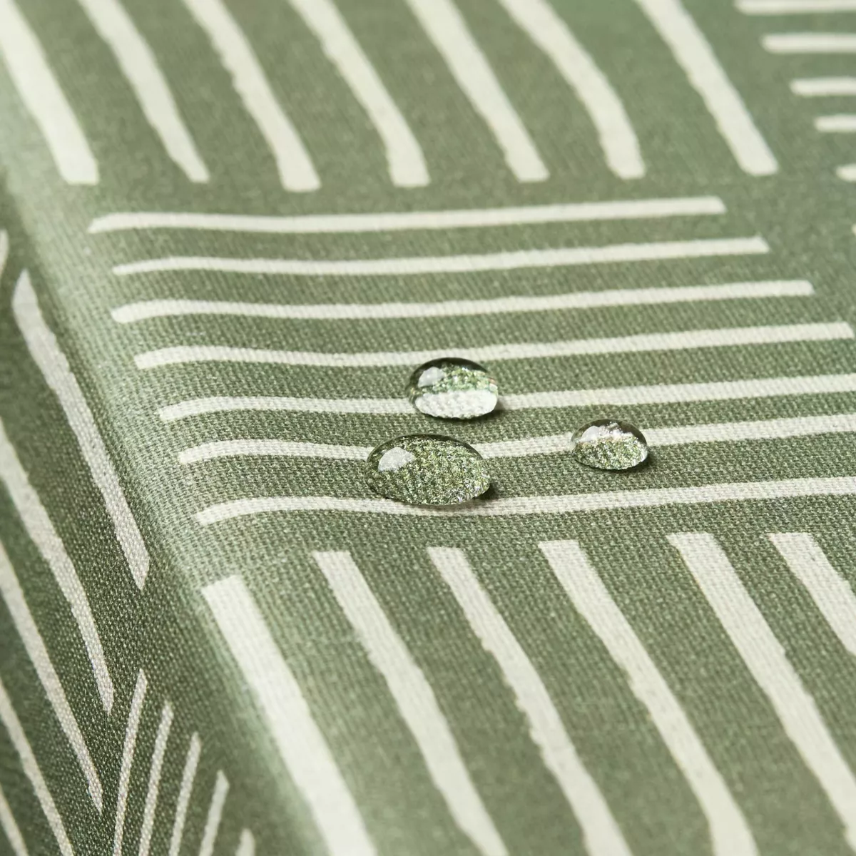 Tischdecke rechteckig Baumwolle beschichtet (150 x 350 cm) Paolo Grün