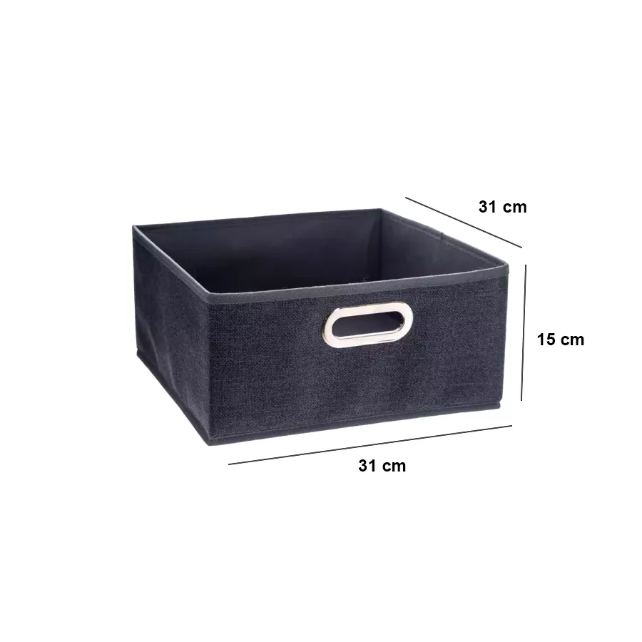 Contenitore (31 x 15 cm) Helena Grigio