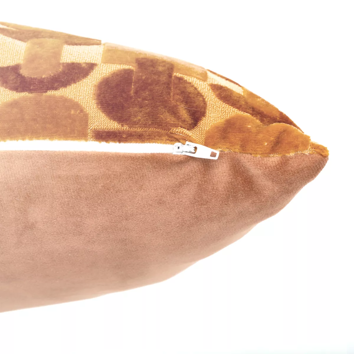 Cuscino rettangolare velluto (35 x 75 cm) Luna Giallo ocra