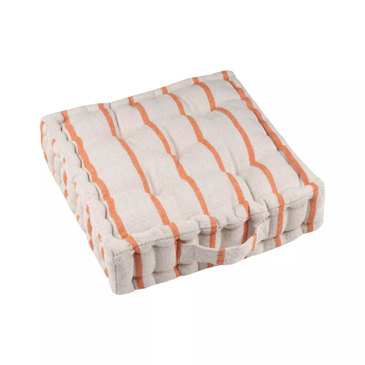 Outdoor Bodenkissen Baumwolltuch (45 x 45 cm) Ocealys Korallenrot