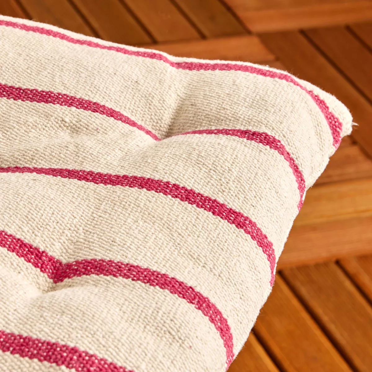 Cuscino per sedia da esterno tela di cotone (40 x 40 cm) Ocealys Rosso