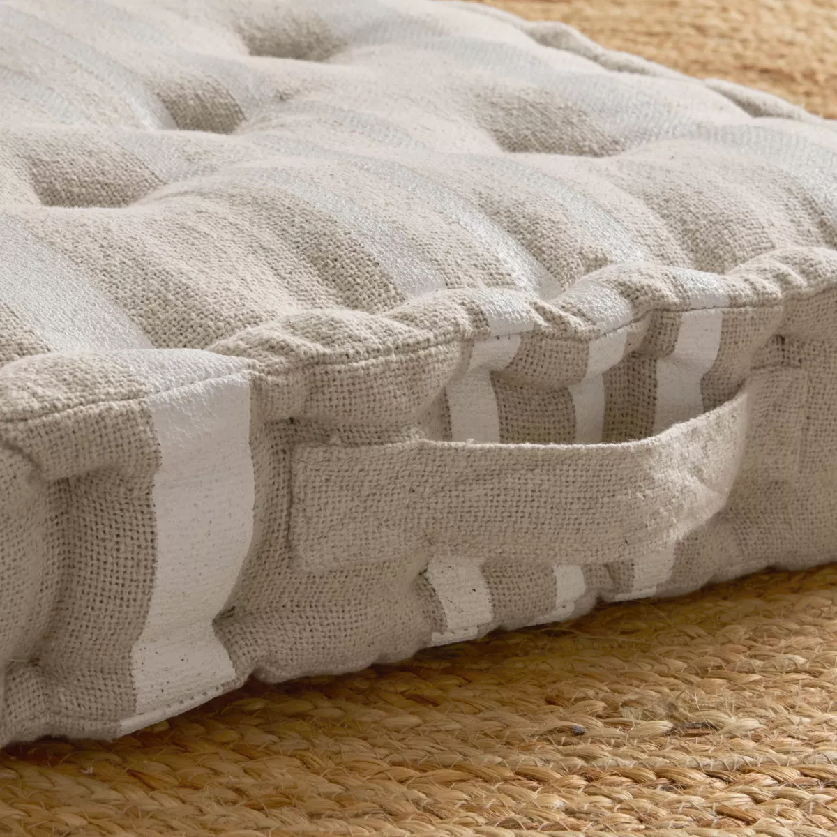 Coussin de sol extérieur (45 x H10 cm) Nautica Ecru