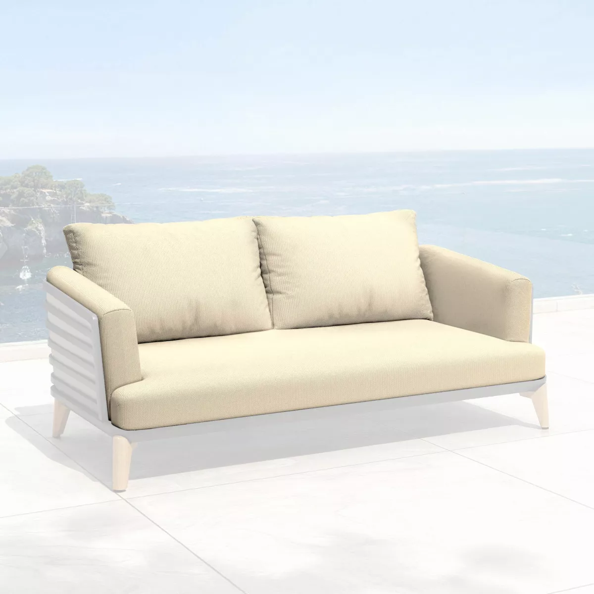 Fundas de cojÃ­n de repuesto para SofÃ  2 personas Monte Carlo Beige