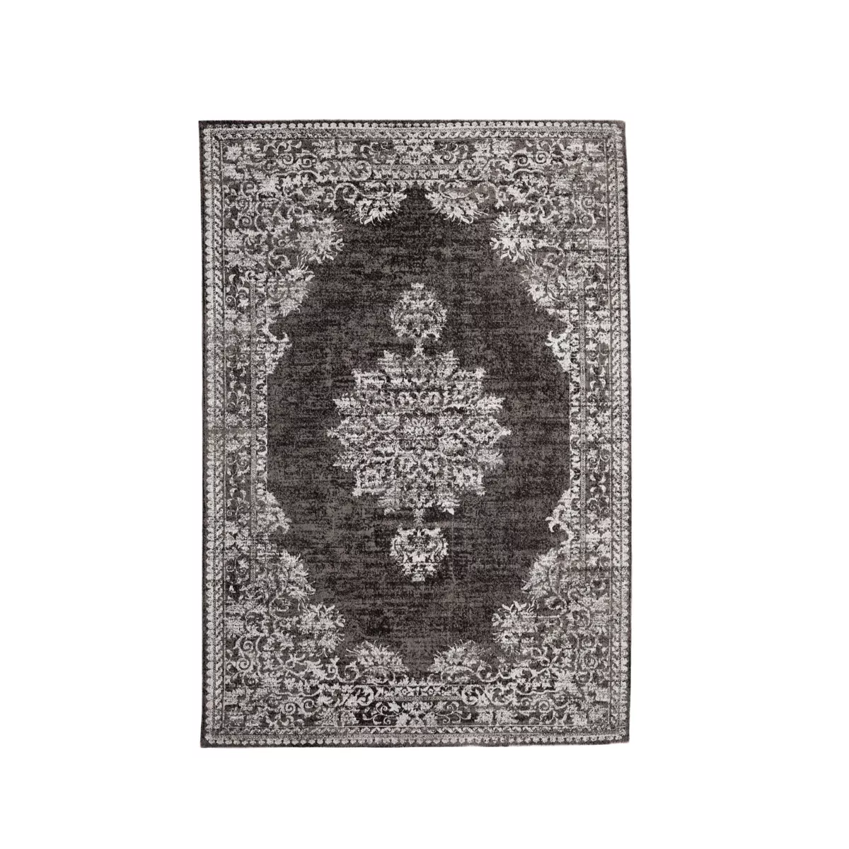 Tappeto da soggiorno rettangolare jacquard (160 x 230 cm) Sana Grigio