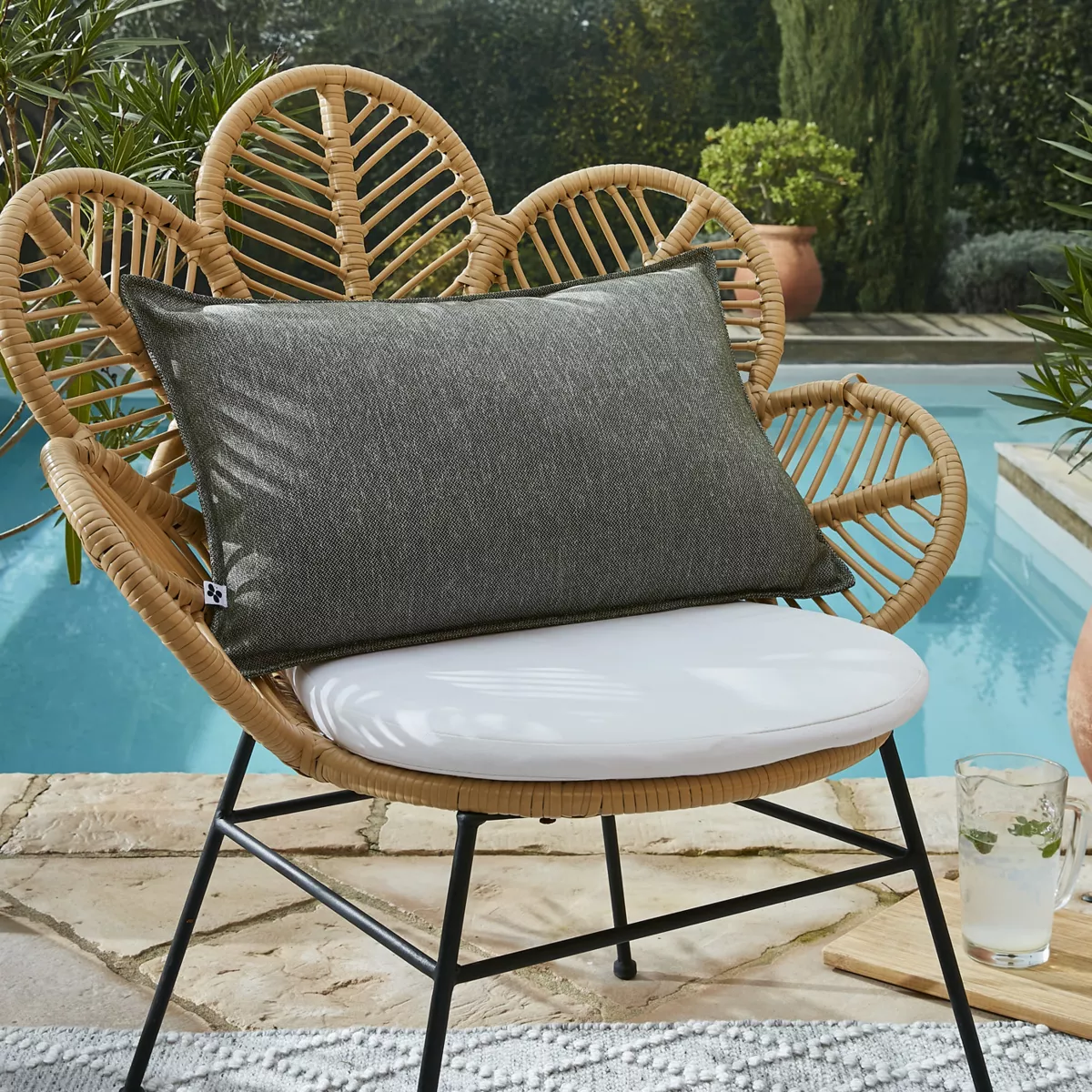 Housse de coussin 40 x 60 cm Polypropylne NAìA NŽnuphar