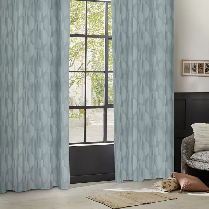 RIDEAU JACQ WIMBI BL 140X260 L. 140 x P. 0,1 x H. 260 cm