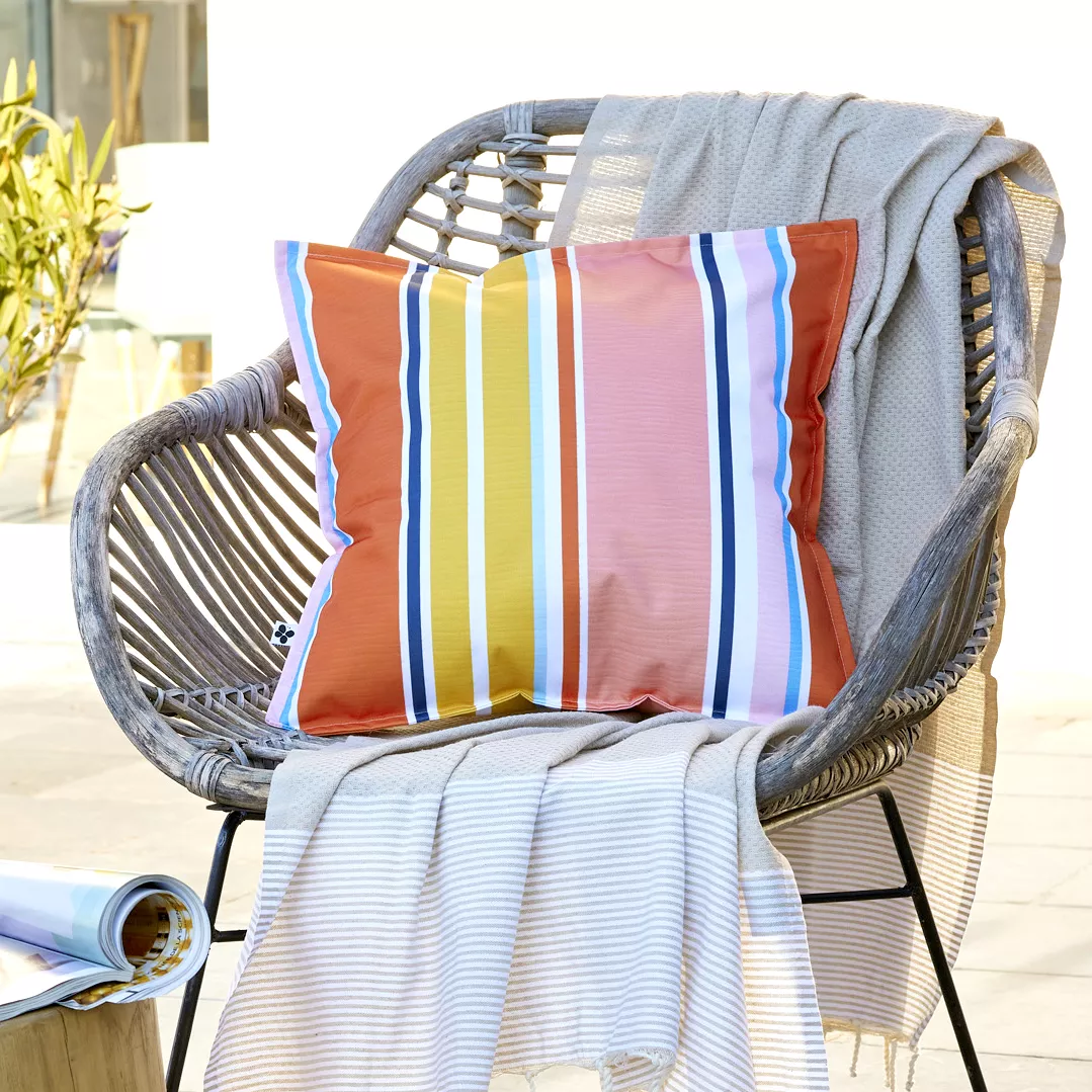 Housse de coussin 45 x 45 cm Polyester imprimŽ + enduction BIANCA Soleil
