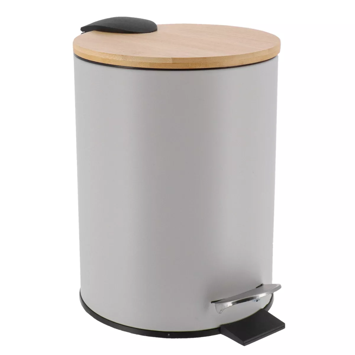 Abfalleimer mit Absenkautomatik Timeless Hellgrau