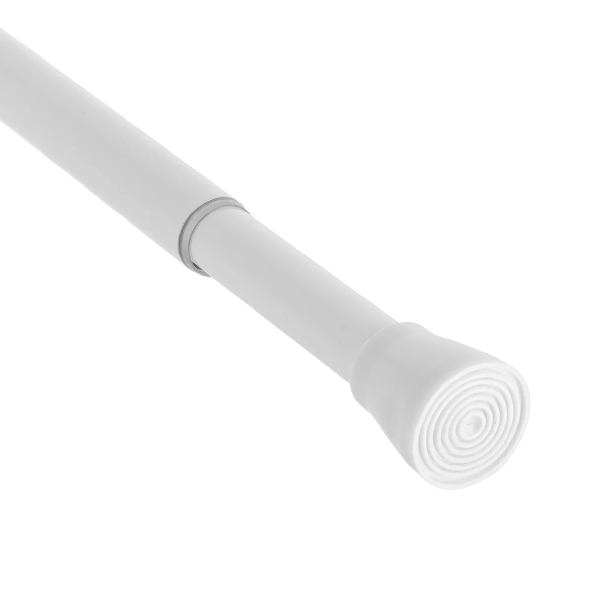 BARRE DE DOUCHE A MONTER ACIER INOXIDABLE 105-250CM - BLANC