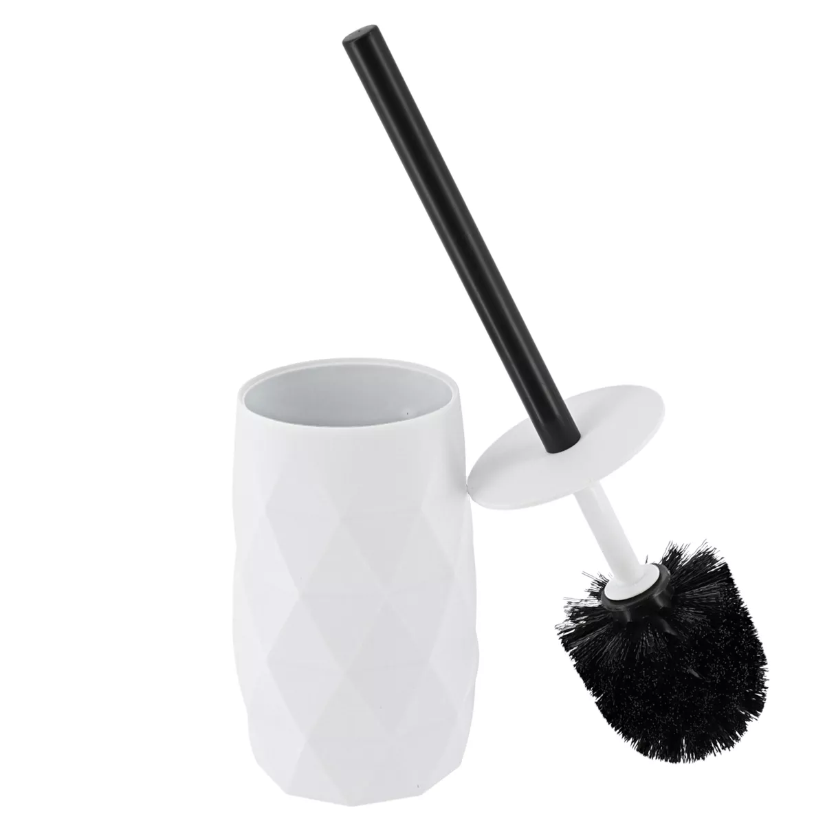 BROSSE WC ABS + RUBBER - BLANC