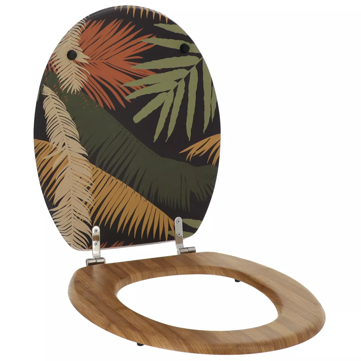Asiento de inodoro 18 pulgadas MDF Exotic Garden Multicolor