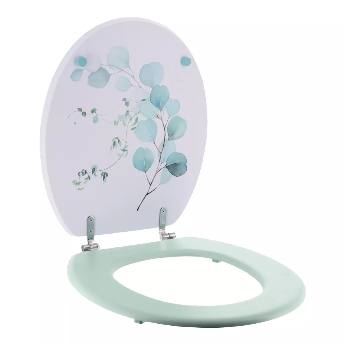 Tapa de WC 18 pulgadas MDF Acuarela Azul
