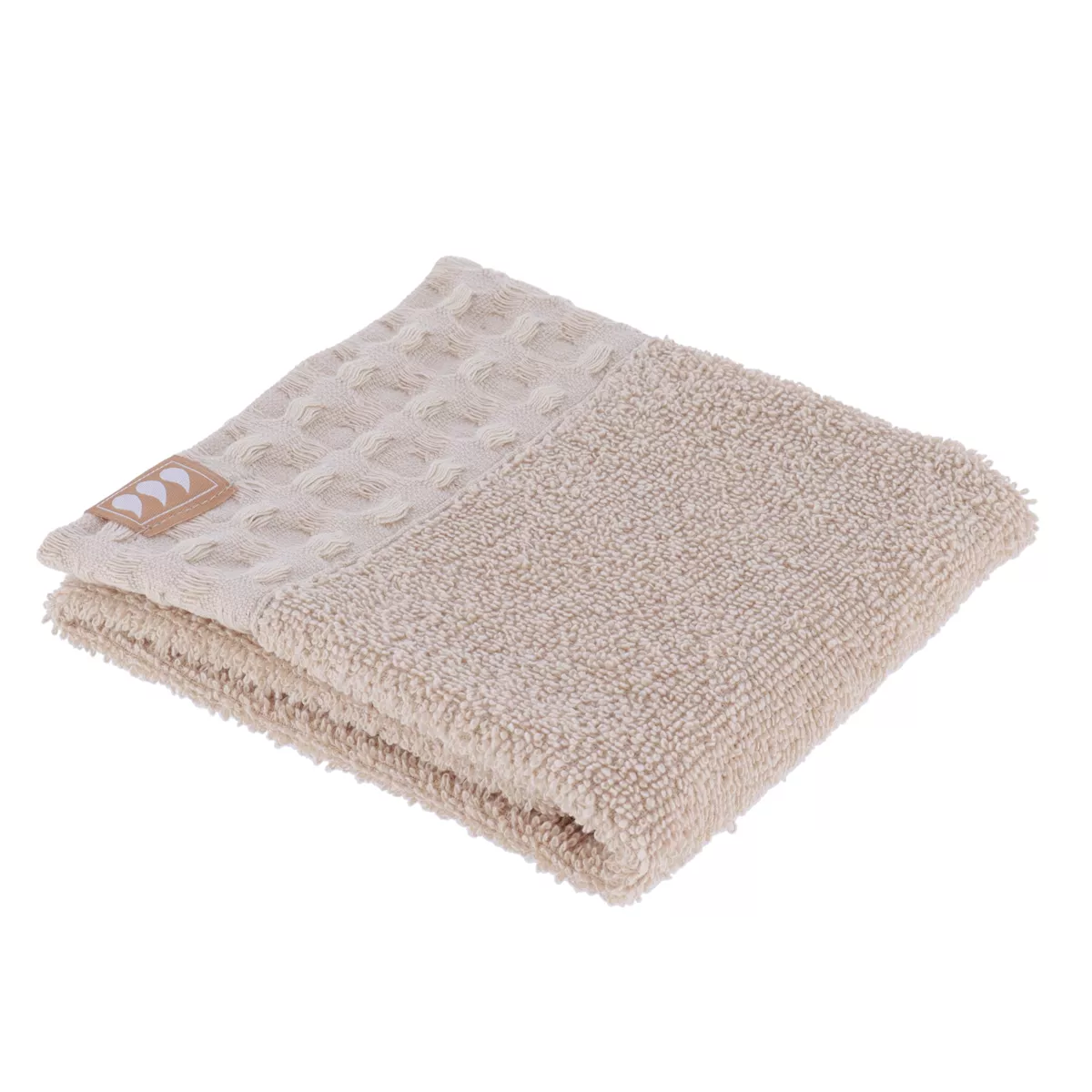 SERVIETTE INVITE 30X50 CM 100% COTON - BEIGE