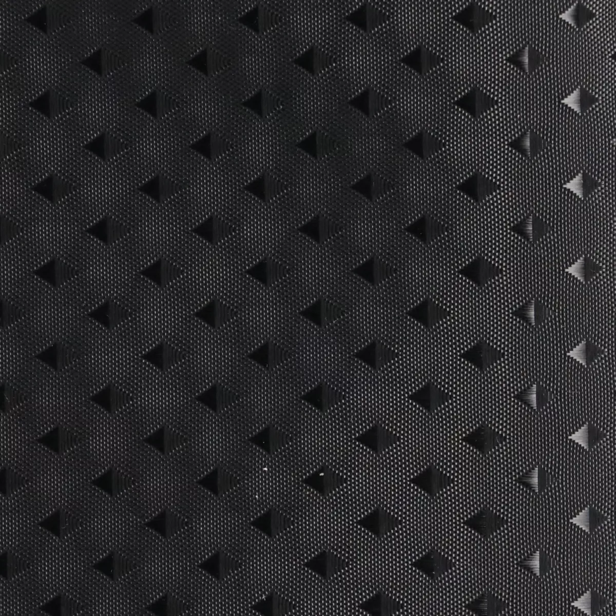 RIDEAU DE DOUCHE POLYESTER 180X200 CM MOTIFS DIAMANTS - NOIR