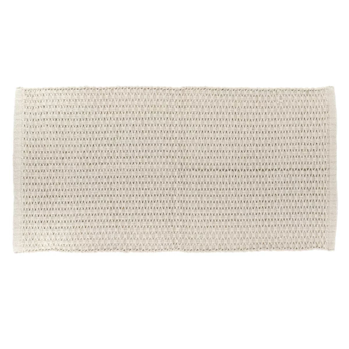 TAPIS QUITO COTON/AUTRES FIBRES TRESSE 45X90 CM - NATUREL