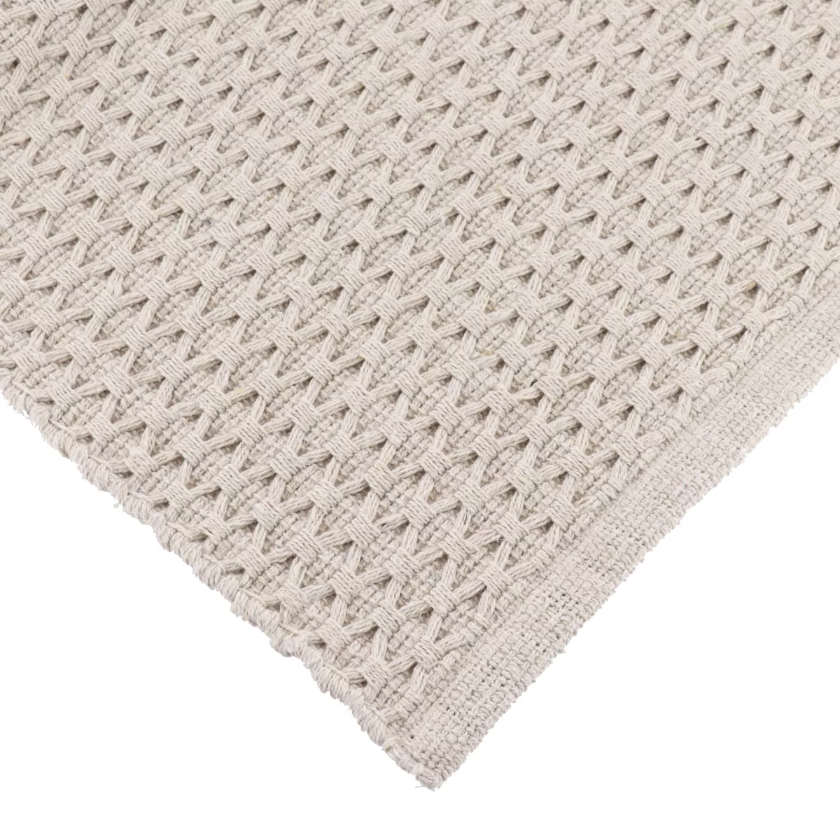 TAPIS QUITO COTON/AUTRES FIBRES TRESSE 45X90 CM - NATUREL