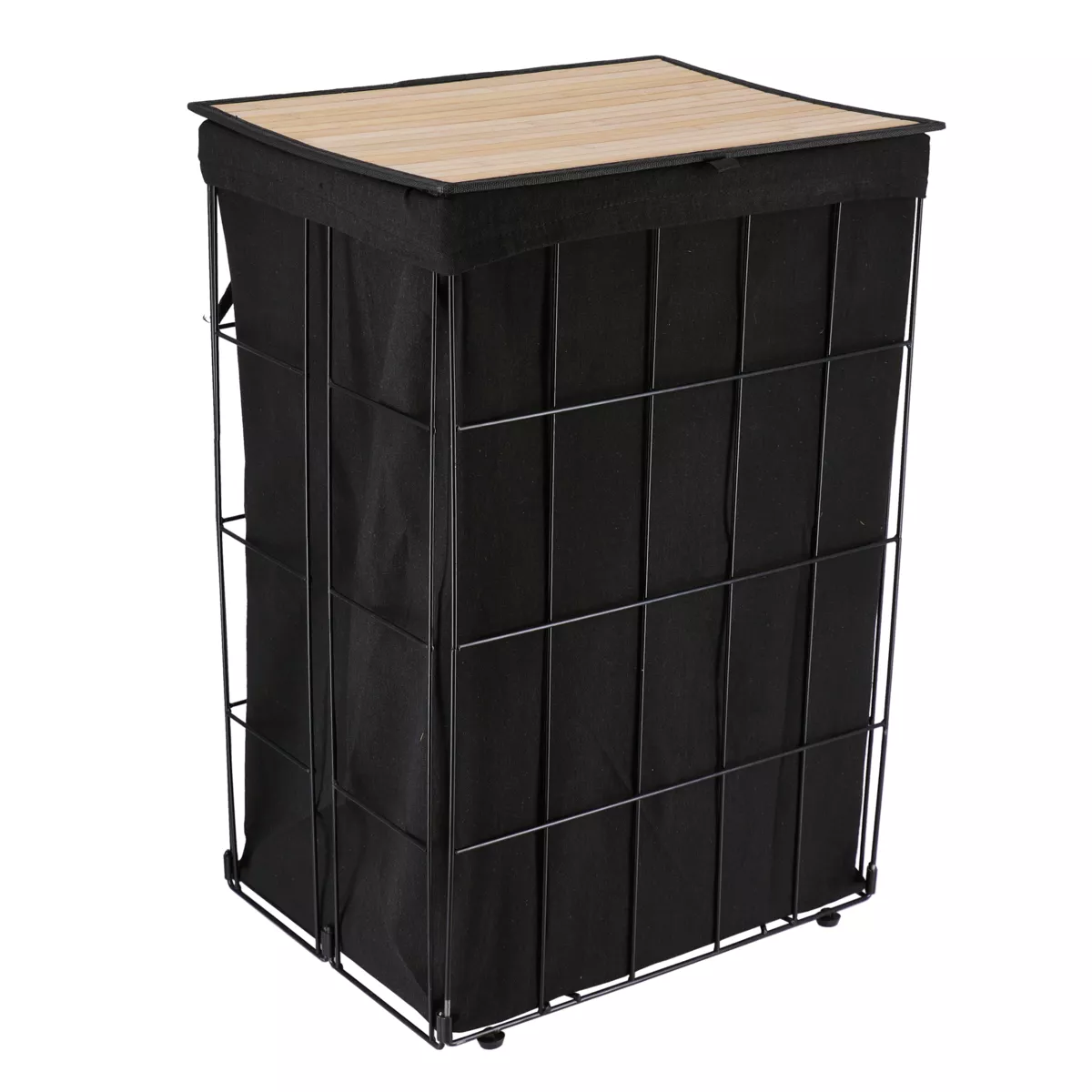 Cesto de ropa plegable (H60 cm) Industrial Negro