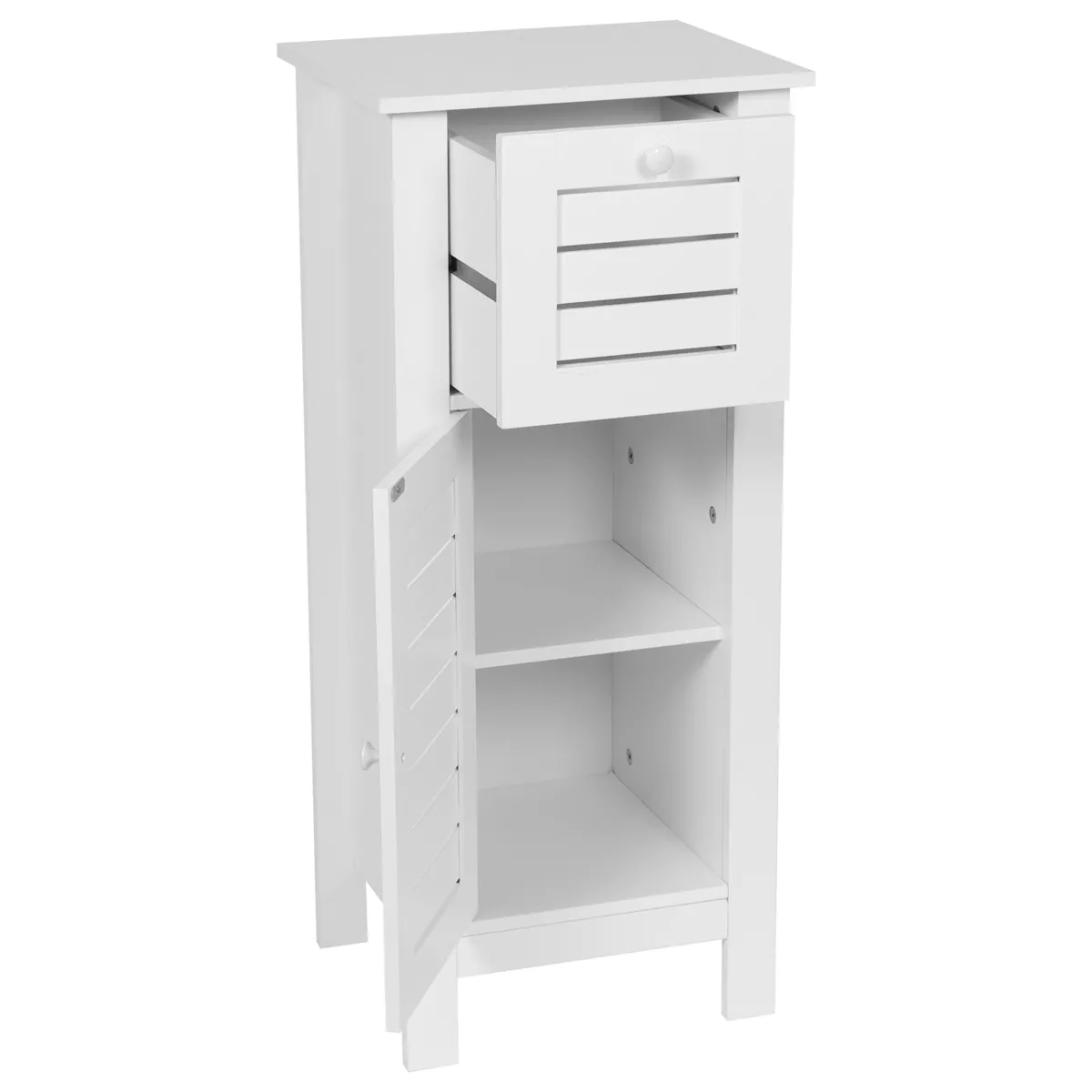Badschrank (37 x H83 cm) Santorin Weiß