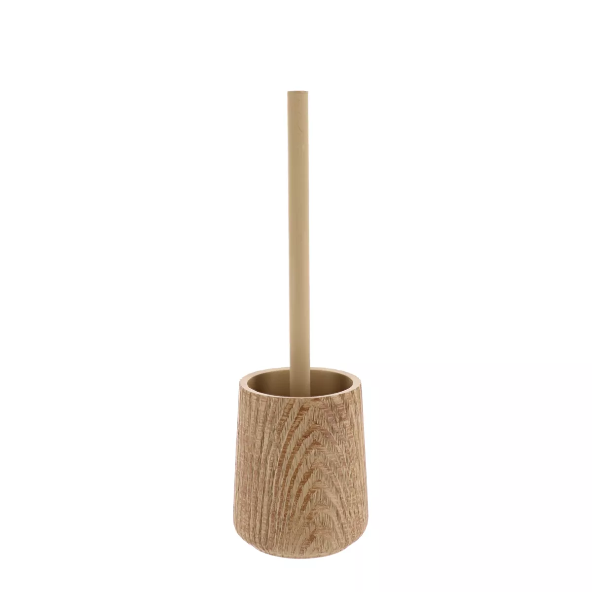 Spazzolino WC effetto legno Scandi Beige