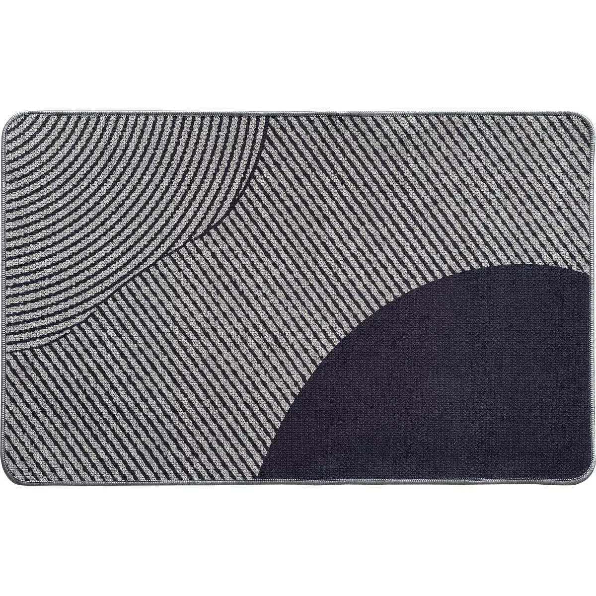 TAPIS IMP 50X80CM POLYESTER VELOURS - DUNE GRIS