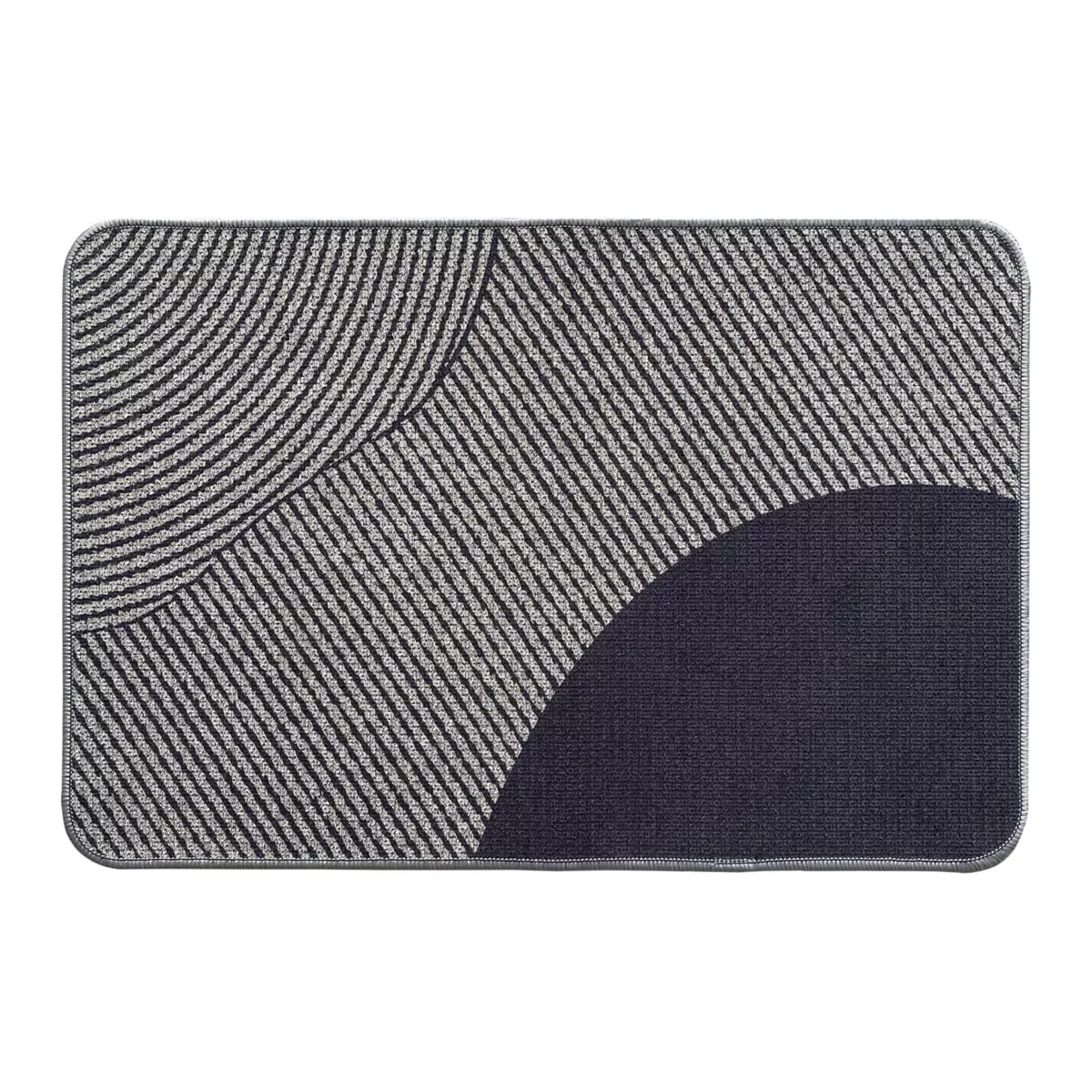 TAPIS IMP 40X60CM POLYESTER VELOURS - DUNE GRIS