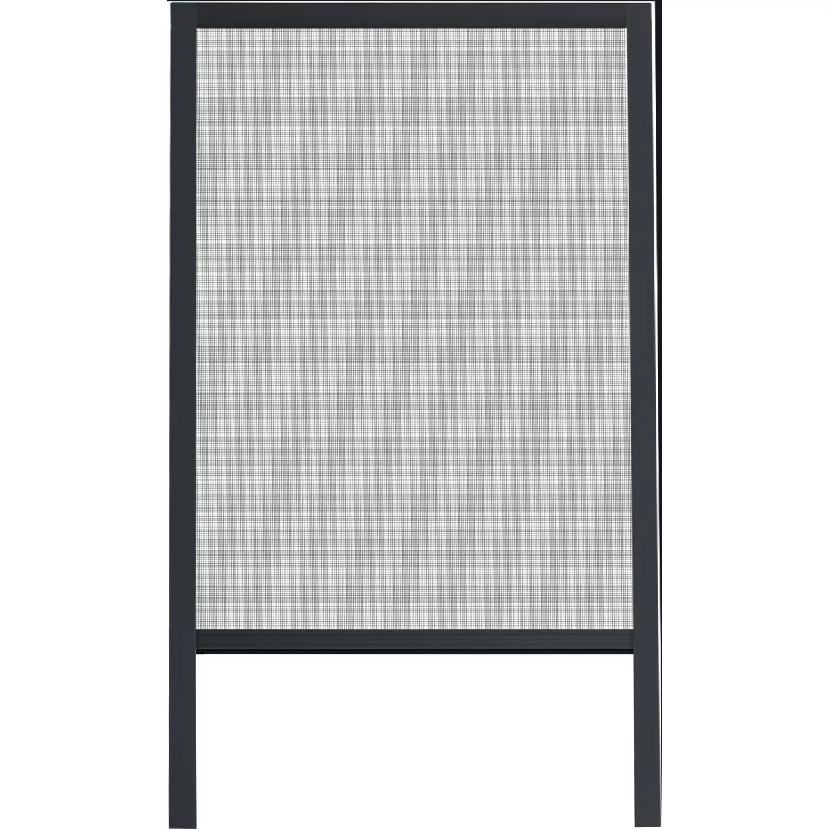 Moustiquaire fenêtre enroulable à châssis recoupable (130 x 160 cm) Moustyk Gris