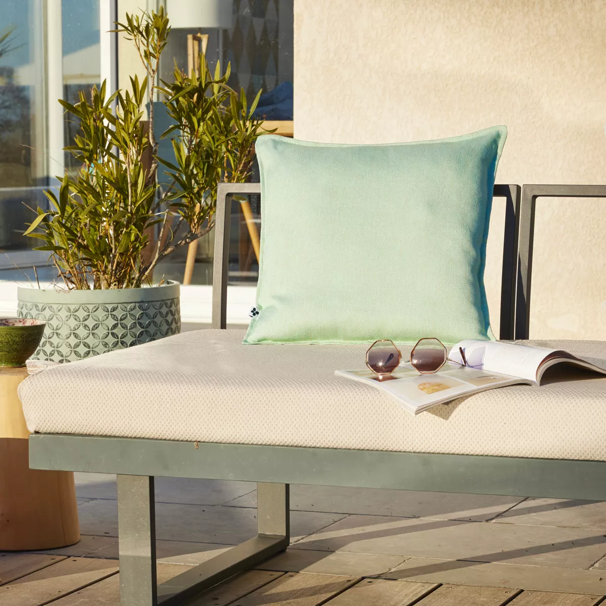 Housse de coussin 45 x 45 cm Polypropylne NAìA Cara•bes