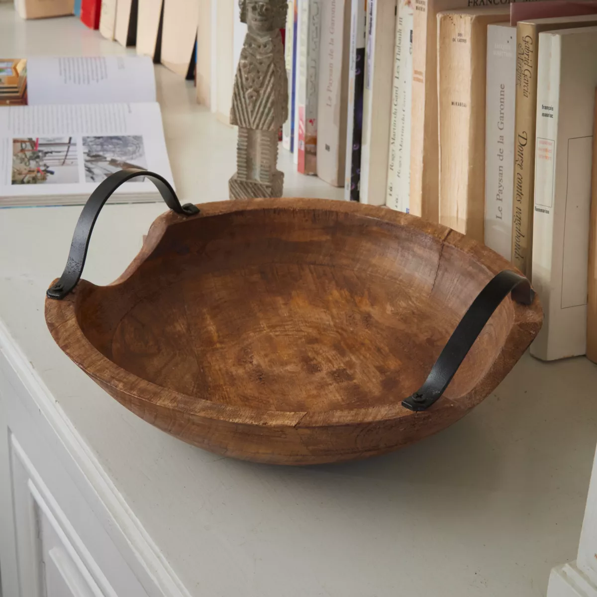 Bandeja vasija con mango (29,5 x 27 cm) Wild Beige