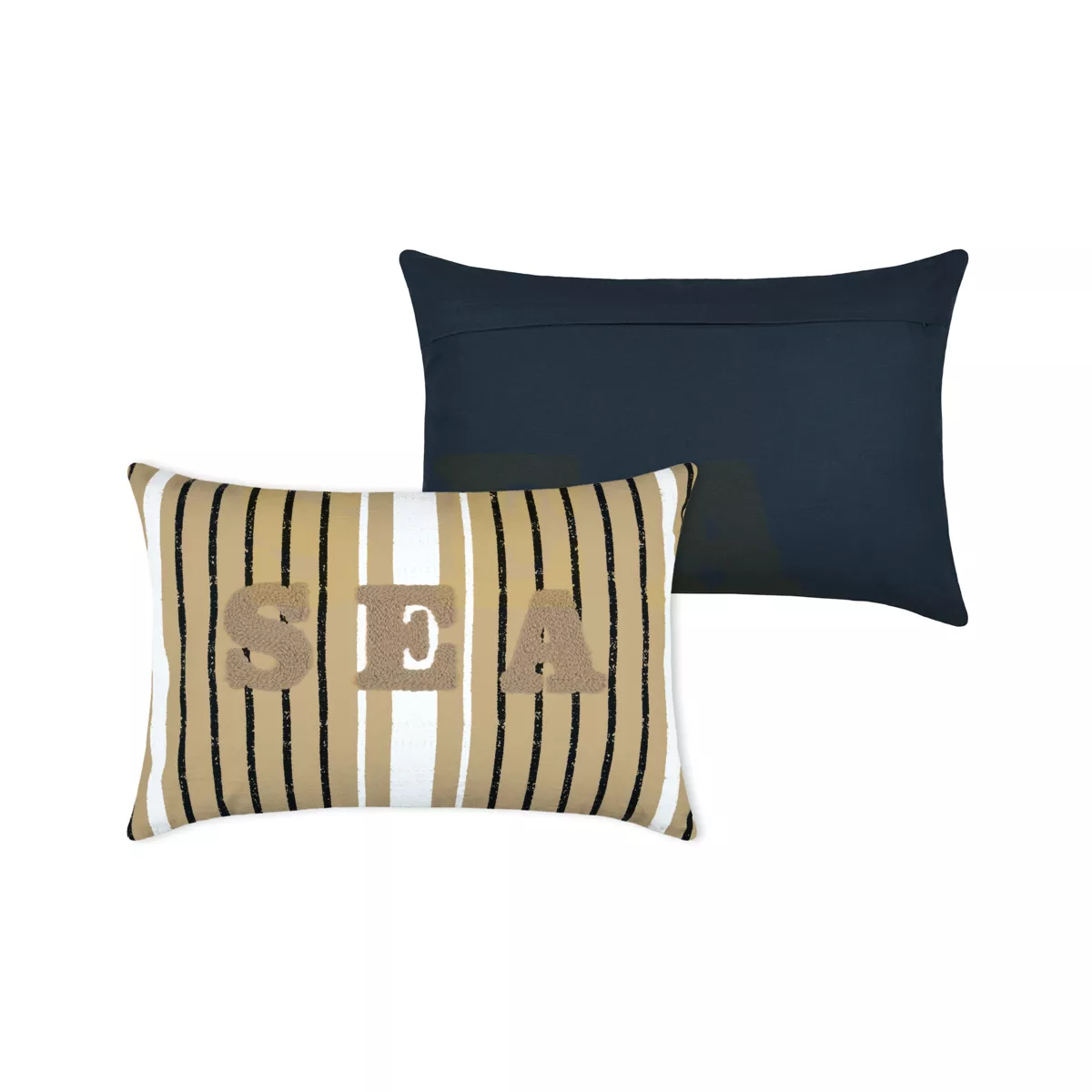 Cuscino rettangolare in cotone (40 x 60 cm) Maritime Beige