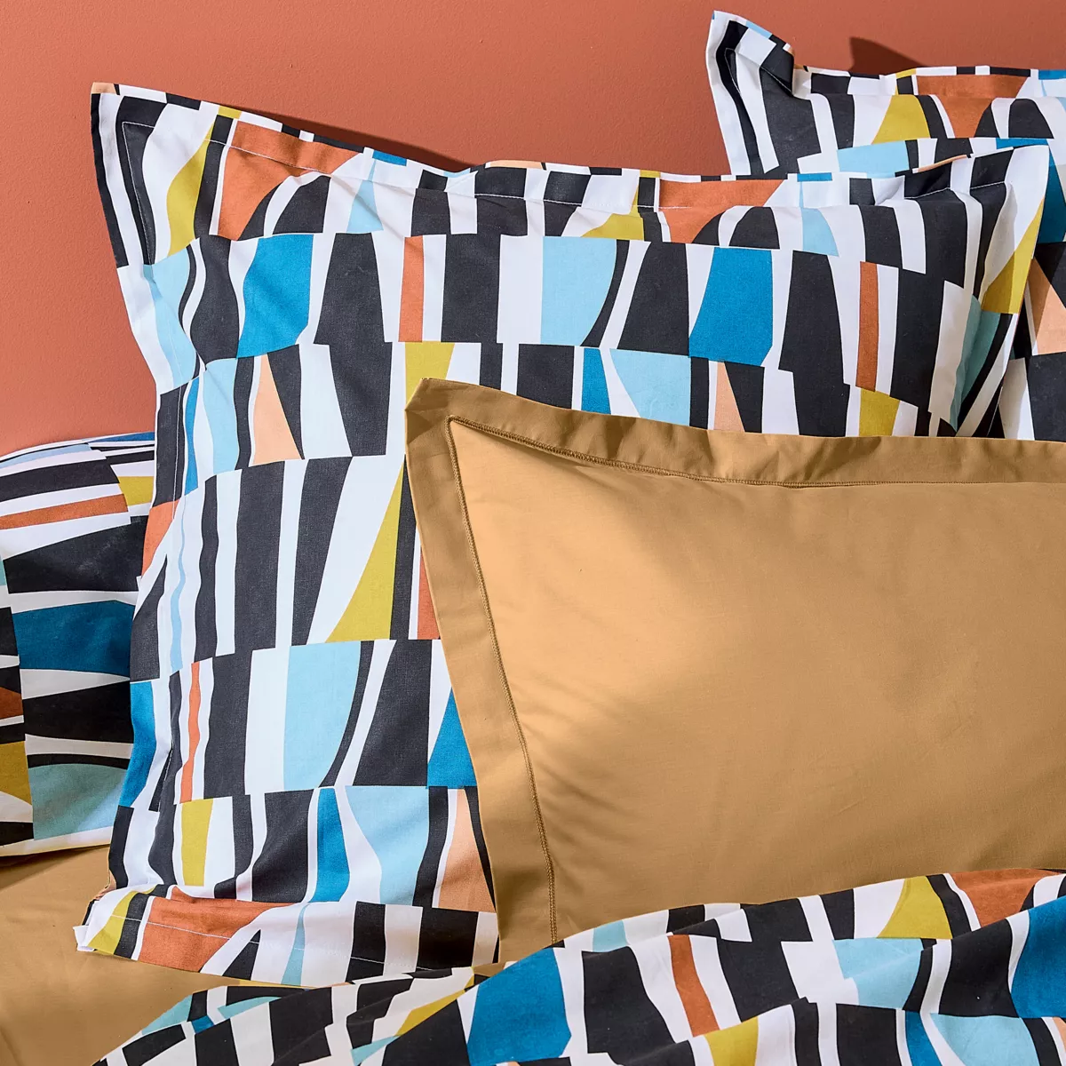 Housse de couette coton (200 x 200 cm) Pietro Multicolore