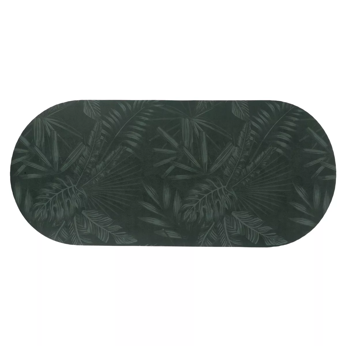 Tappeto da bagno in gomma naturale antiscivolo (45 x 100 cm) Essential Nature Verde