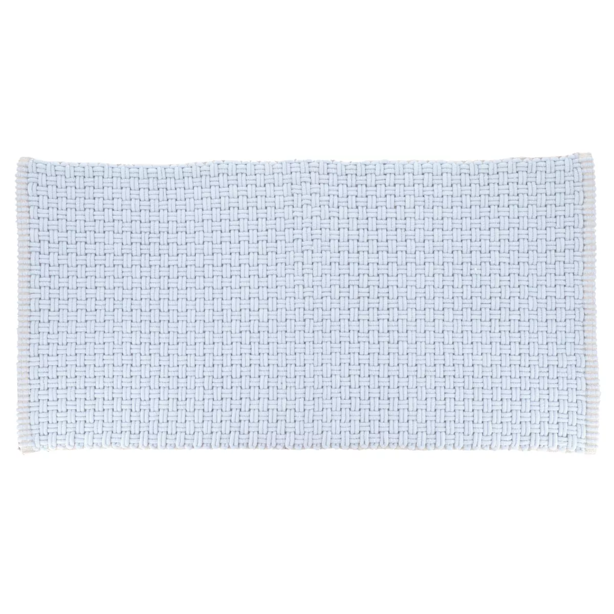 Microvezel badmat (45 x 90 cm) Lichtblauwe Mesh