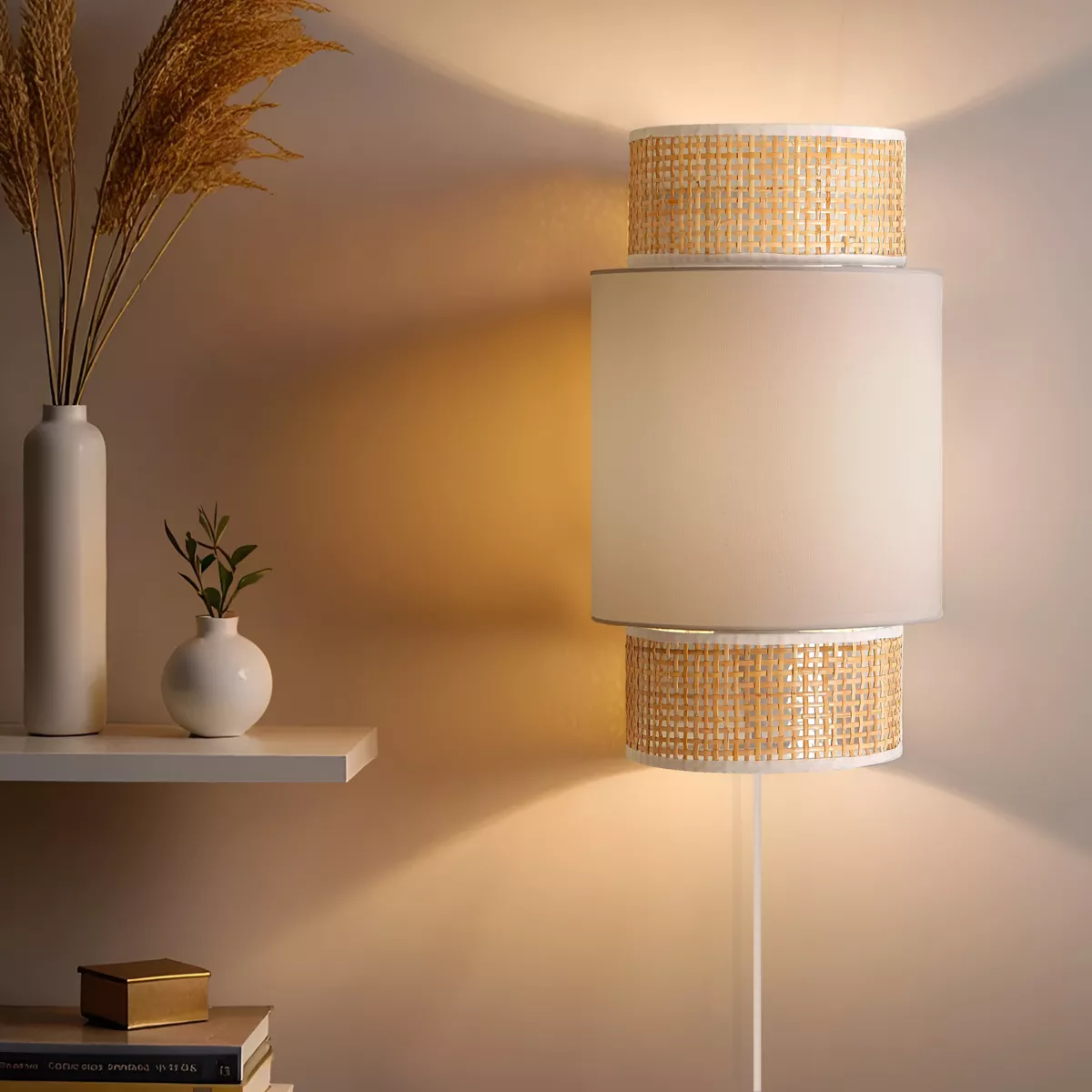 Lámpara de pared Gigogne Beige 1