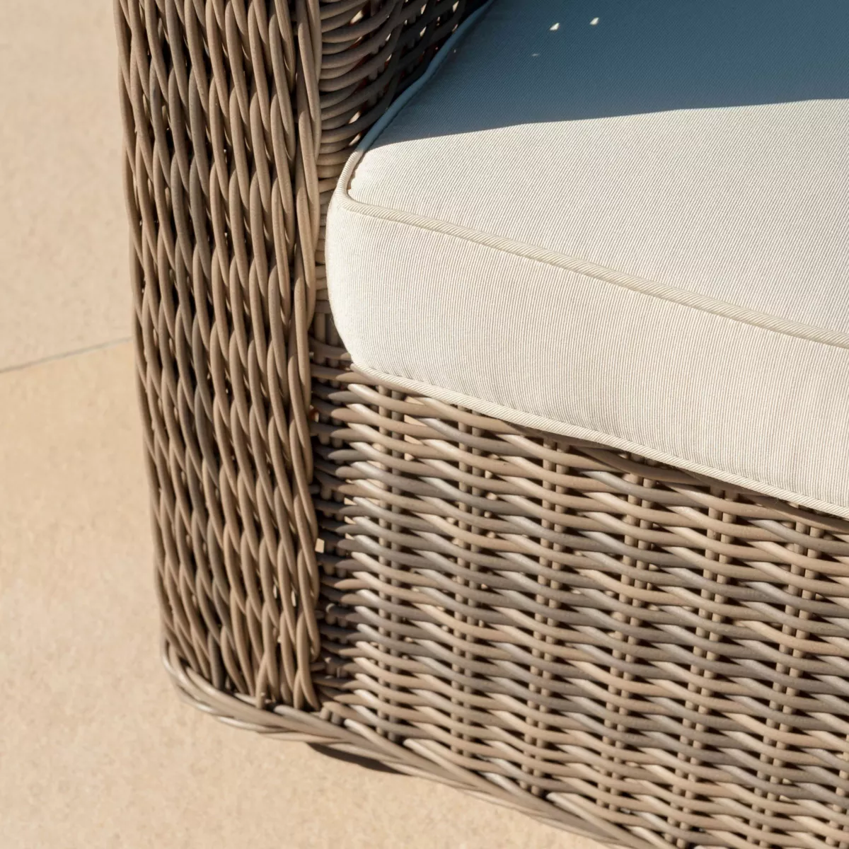 Salotto da giardino Calvi Tortora/Ecru - 4 posti