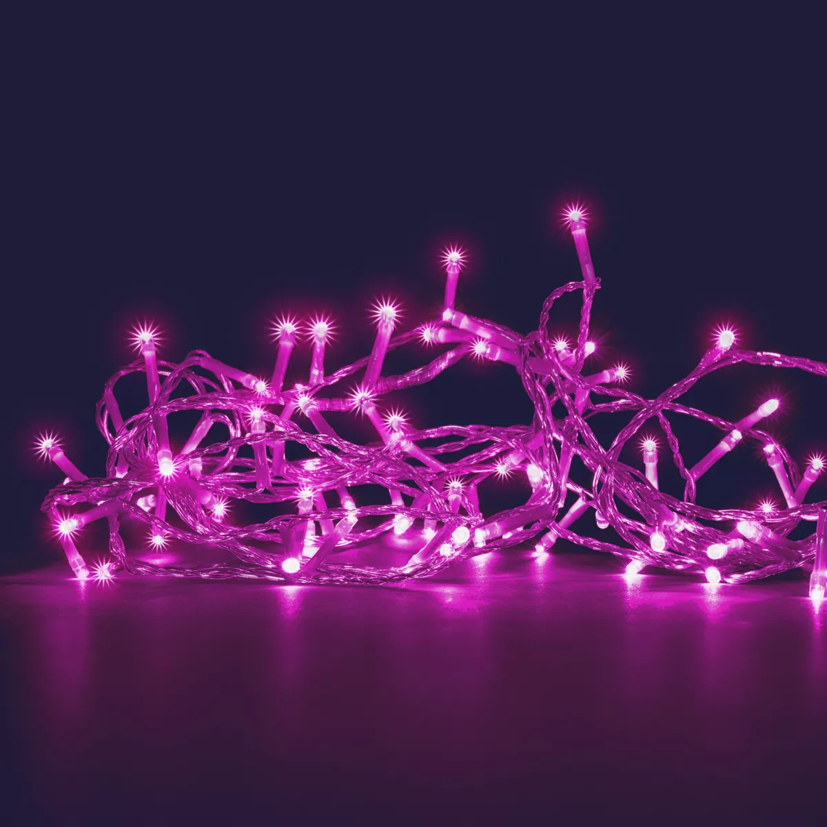 Lichtsnoer 8 m roze 128 LED KT