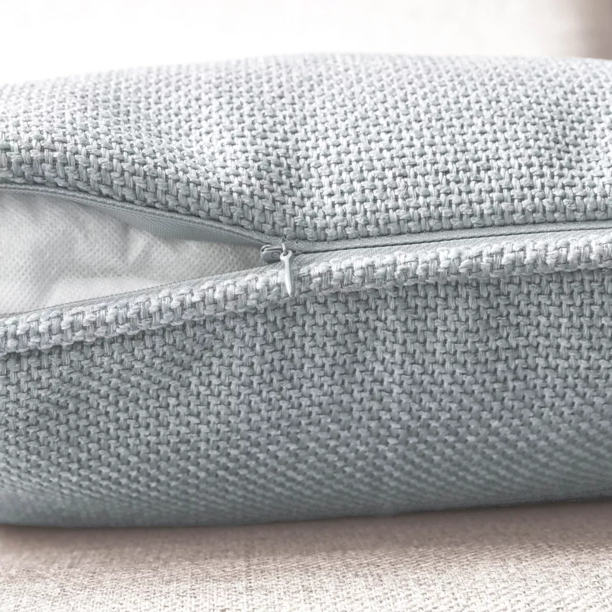 Coussin rectangulaire tissé (40 x 60 cm) Alba Gris