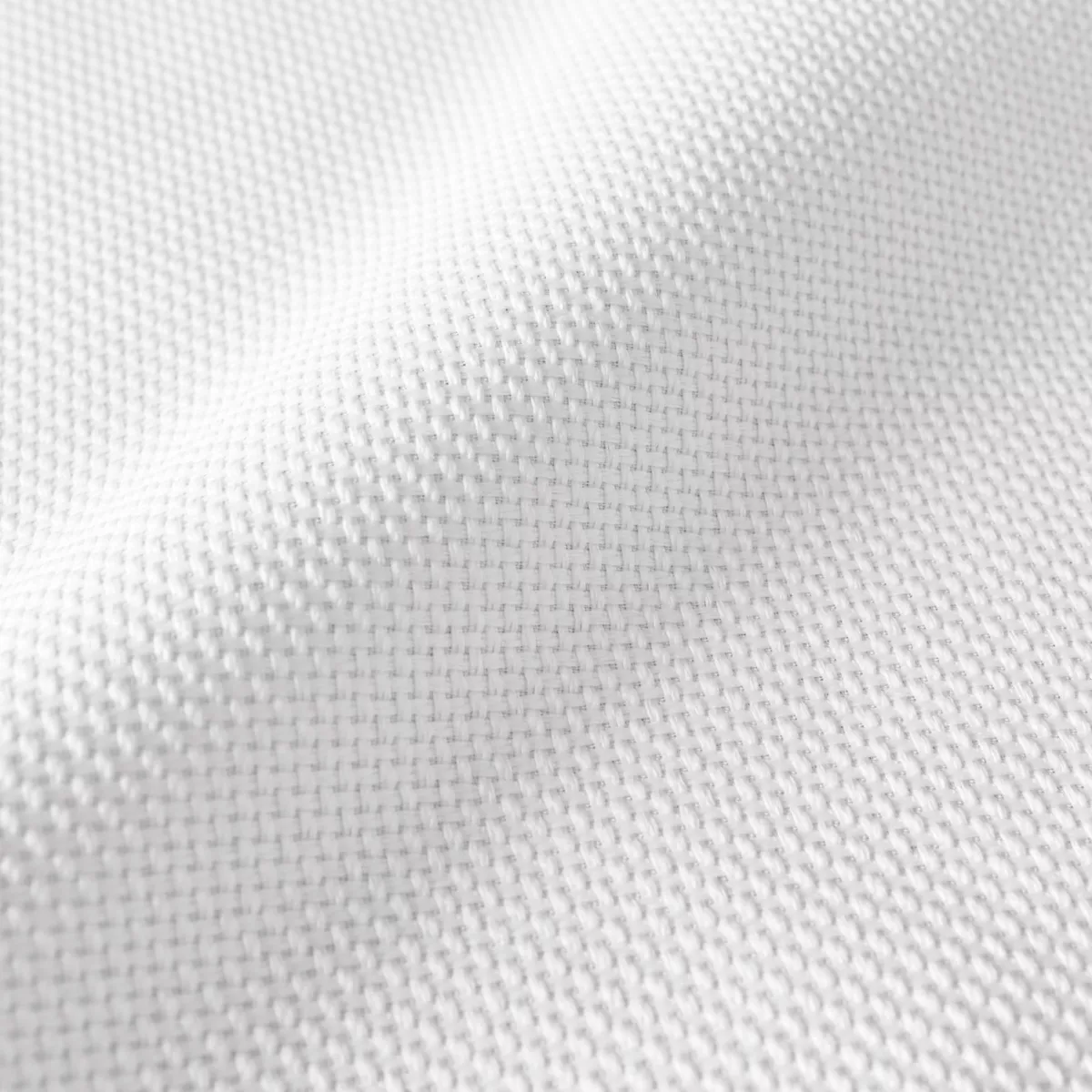 Coussin carré tissé (45 x 45 cm) Alba Blanc