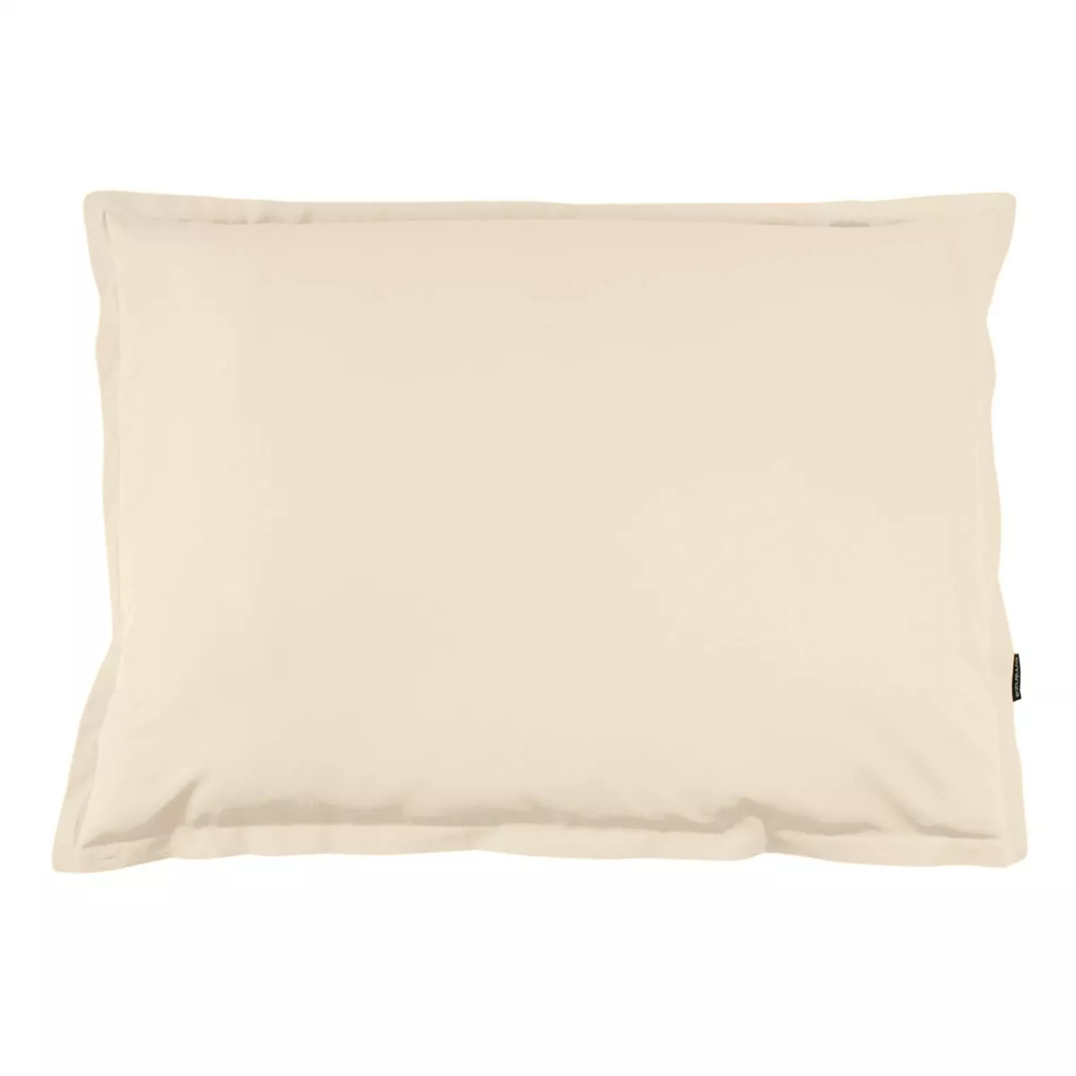 Funda de almohada rectangular de percal de algodón (70 cm) Cali Beige lino