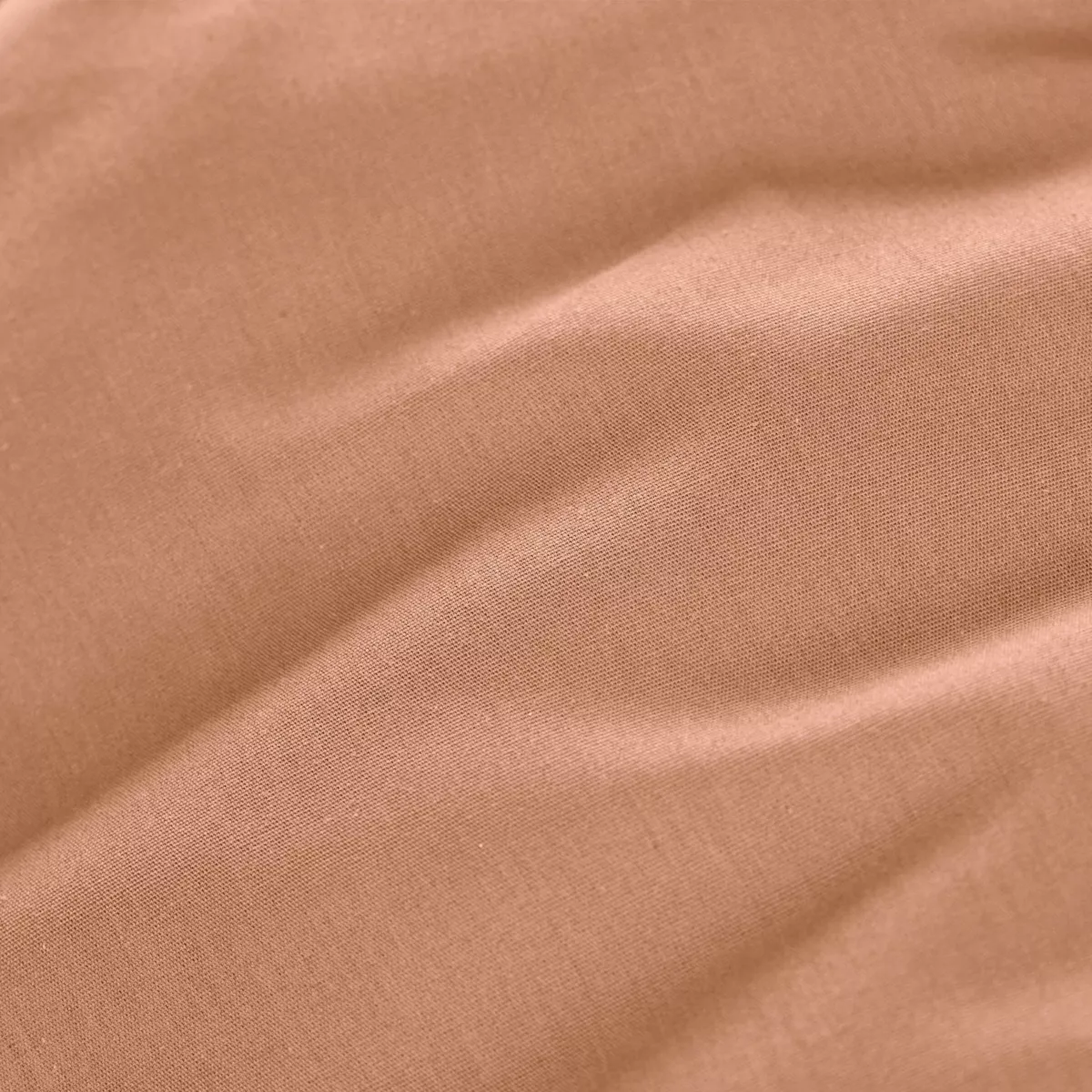 EM - Drap plat point bourdon 180 x 290 cm Percale unie CALI Rose pche