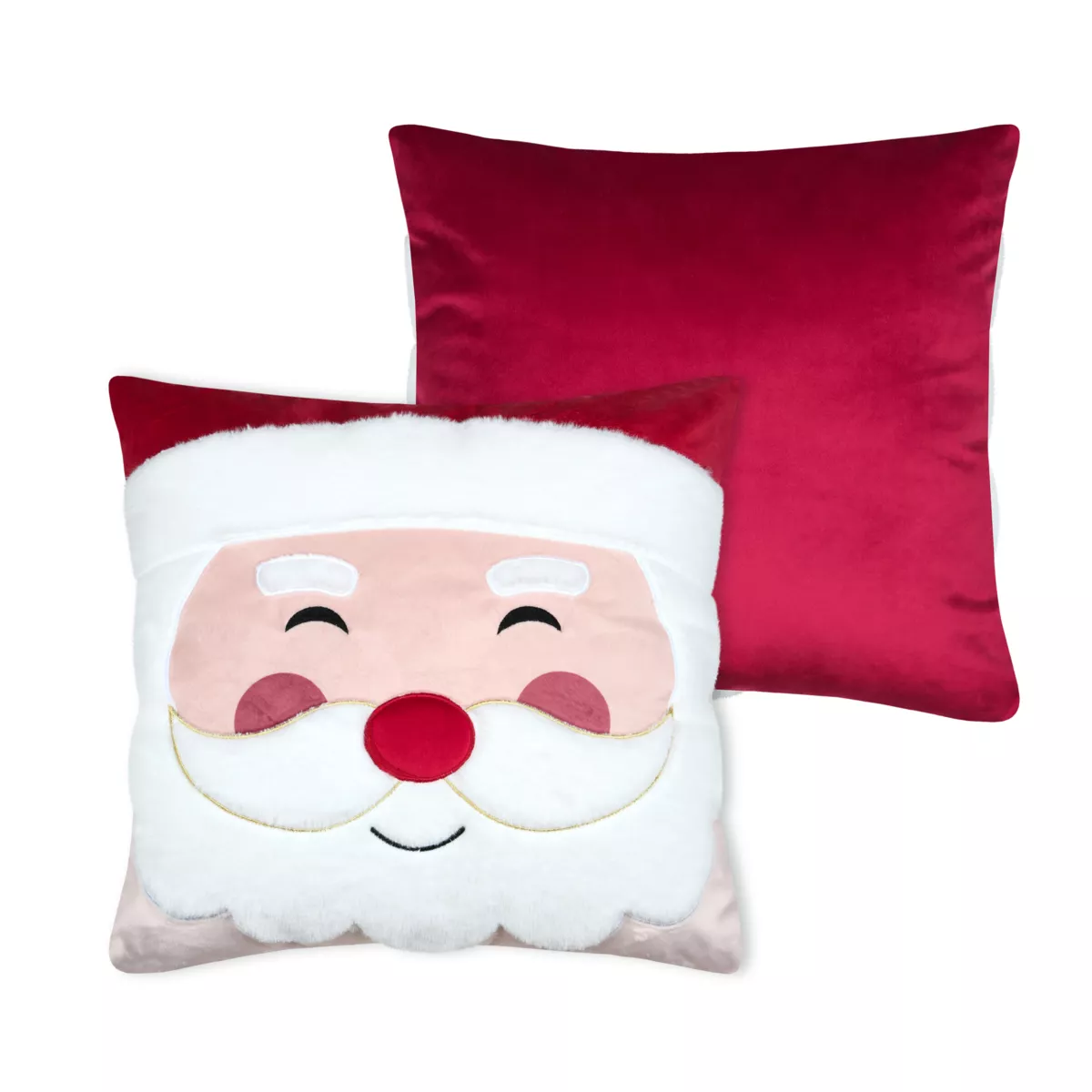 HOHOHO COUSSIN 45X45 ROUGE
