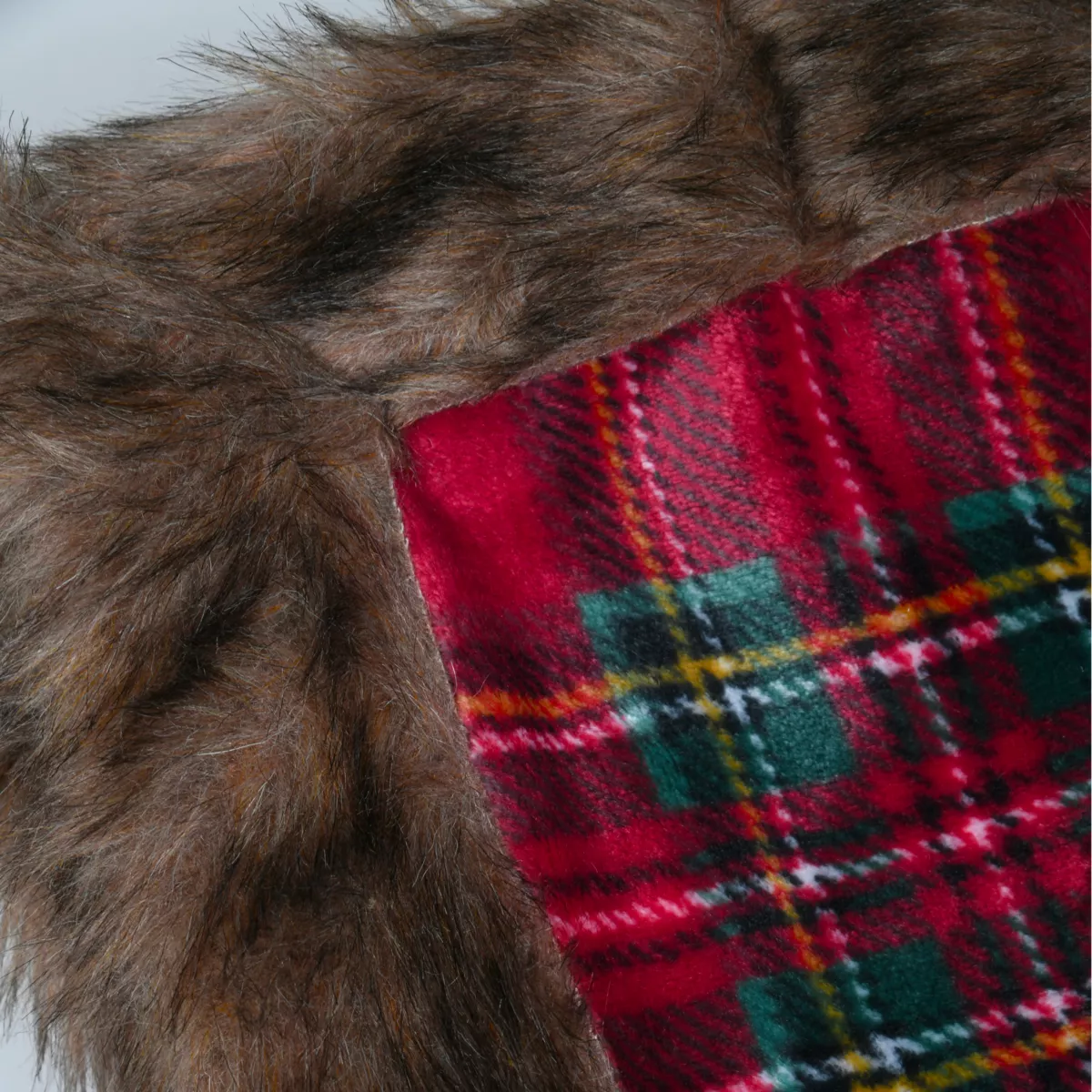 KLAUS PLAID 130X160 ROUGE