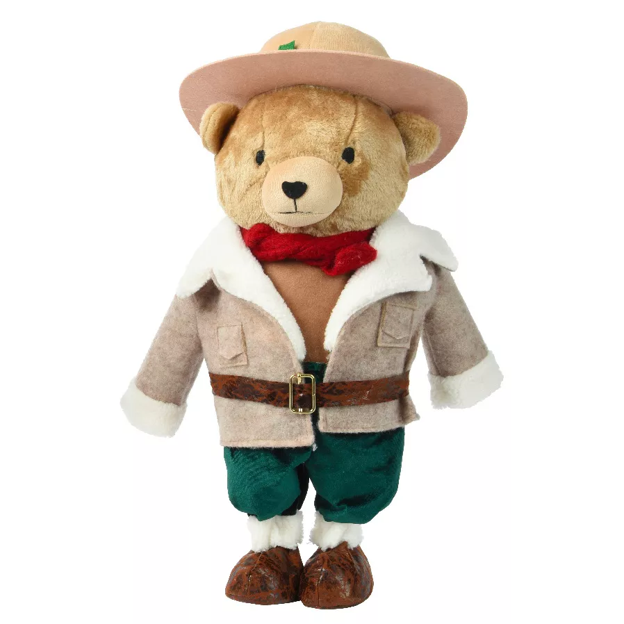 Orso decorativo di Natale (H45 cm) Misha dell'Alaska
