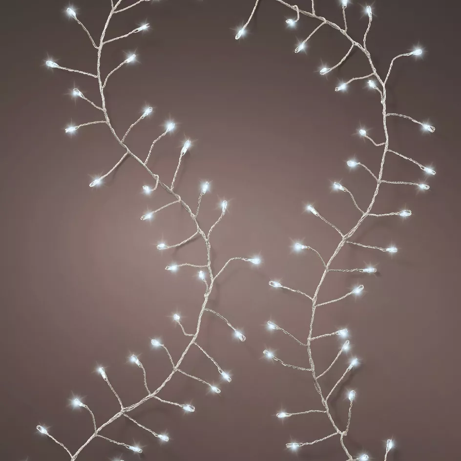 Guirnalda luminosa 6 m 480 Micro LED cable plata Lujo Blanco frío