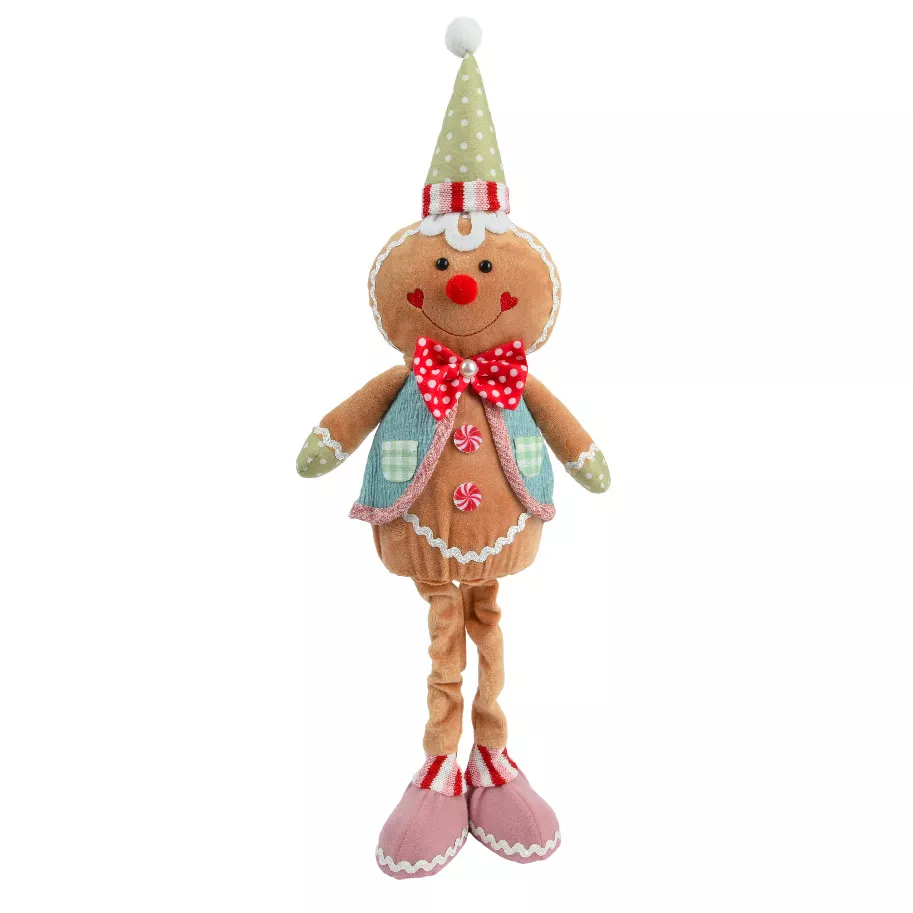 Pan di zenzero in piedi (H65 cm) Johnny il Clown Multicolore