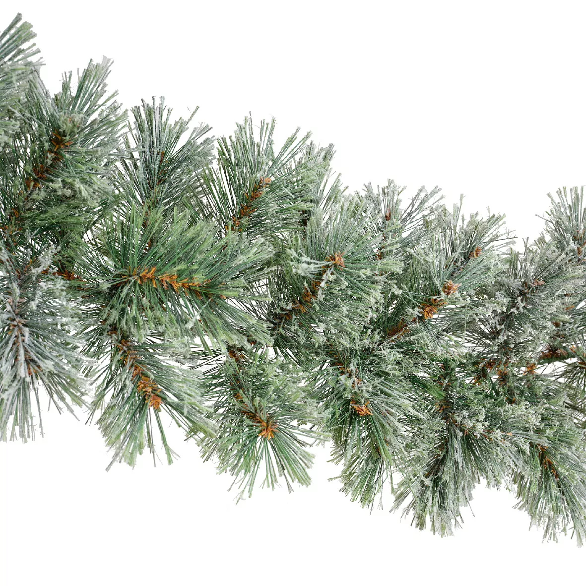 Guirnalda de abeto (270 - D25 cm) Bromley Verde nevado