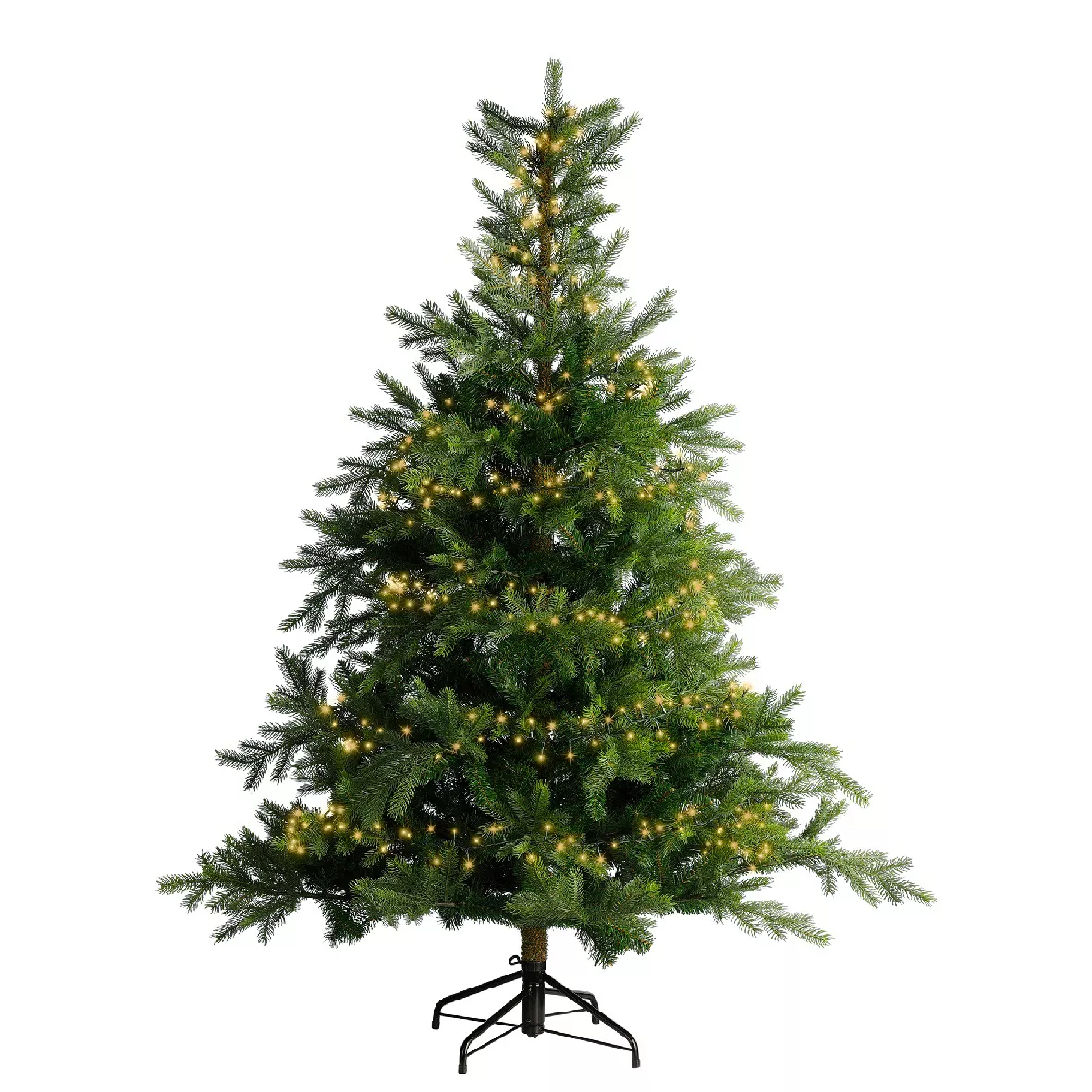 Guirnalda luminosa 45 m 2000 LED cable verde Lujo Blanco cálido Champagne