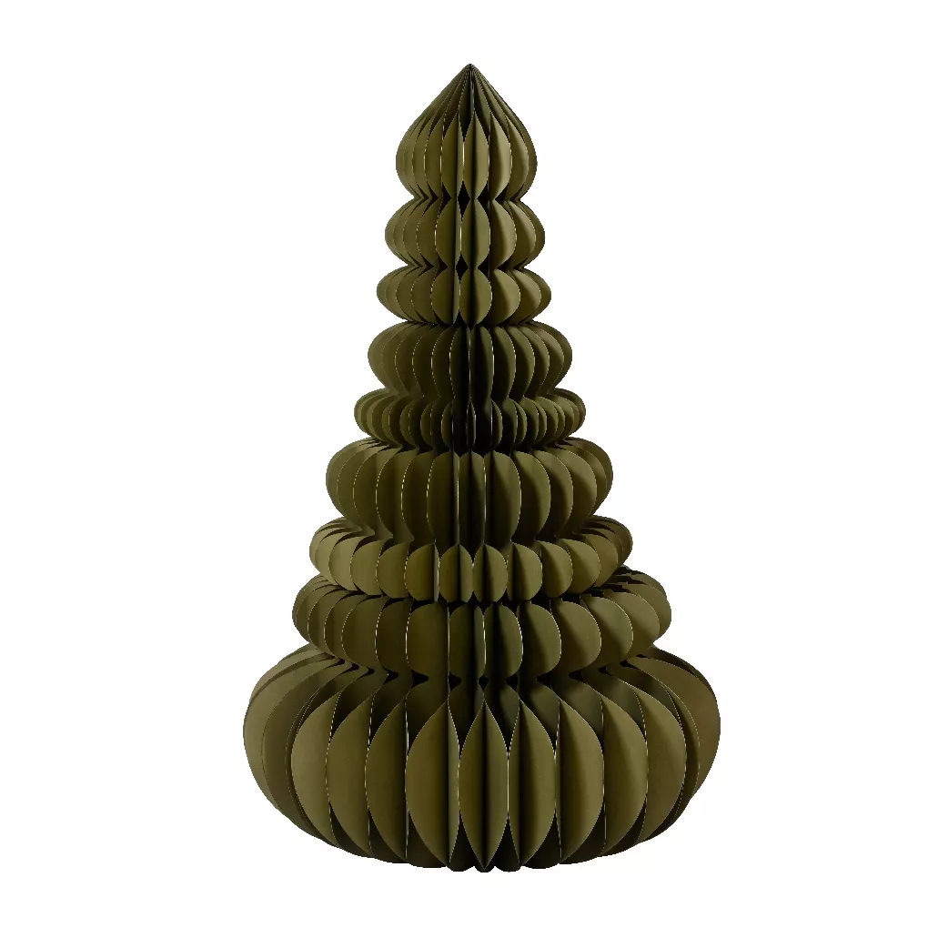 Sapin Géant papier à poser (H160 cm) Fermeture Magnétique Vert romarin