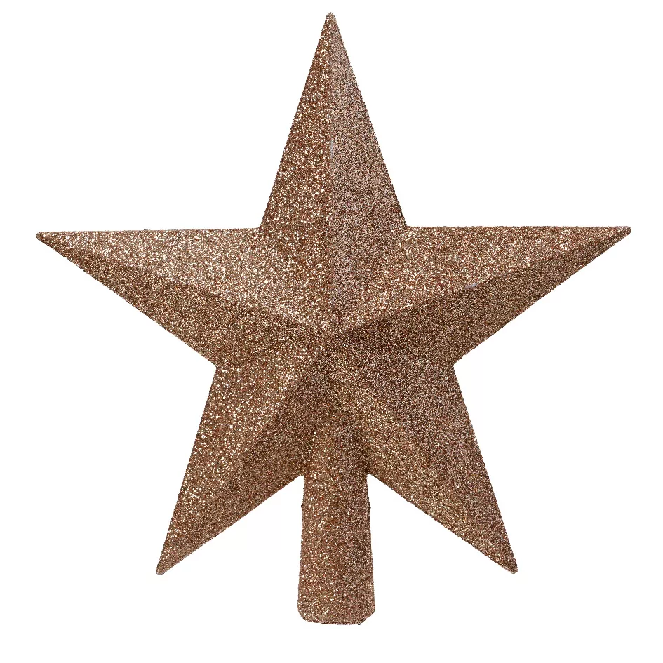 Alpine Weihnachtsbaumspitze Pfirsich