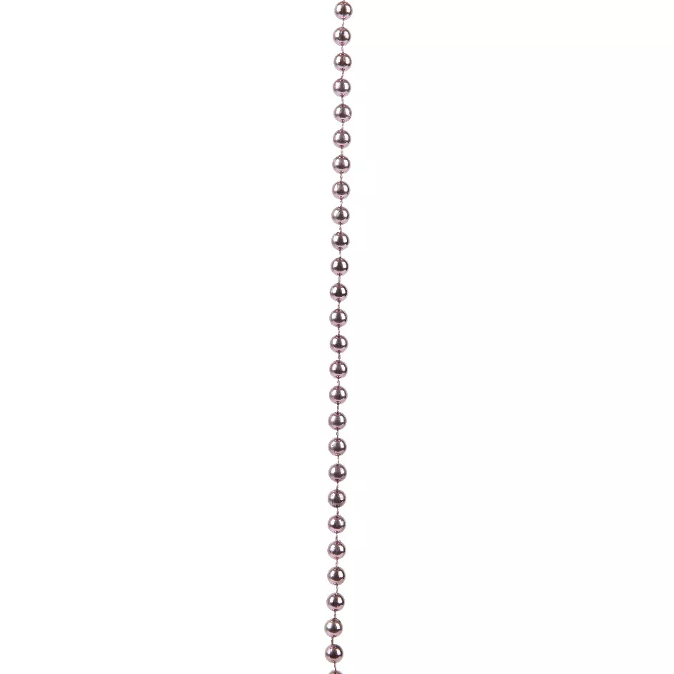 1 Guirlande de perles polystyrene dia0.80-L1000cm rose pale ALPINE