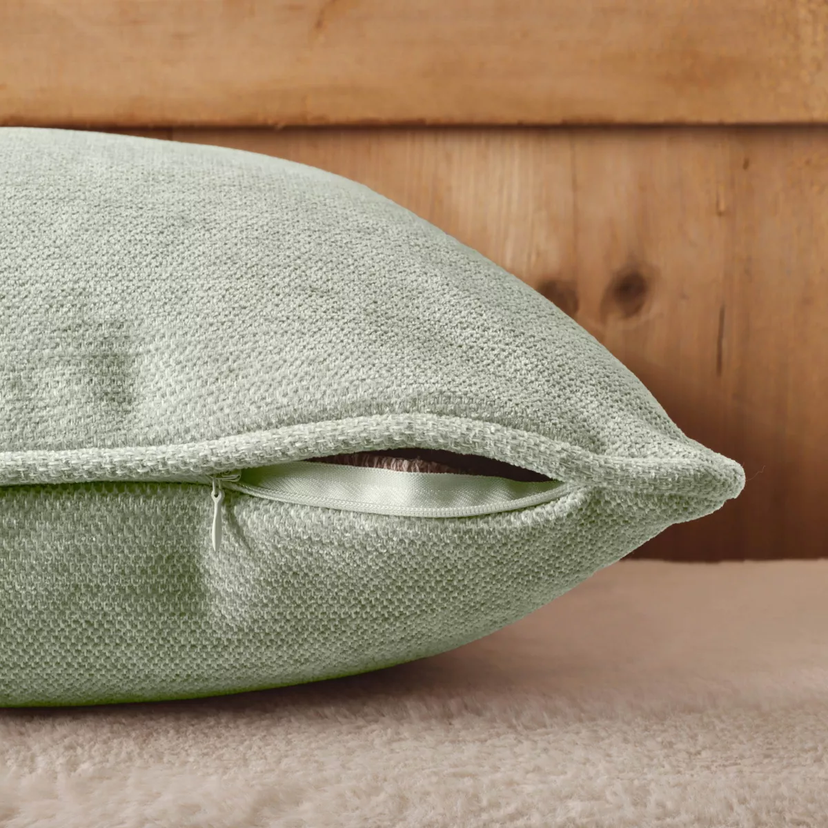 Coussin carré tissé (45 x 45 cm) Magnus Vert eucalyptus